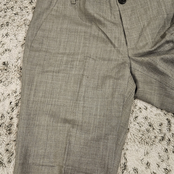 Banana Republic SZ 6 100% Wool Tan Flat Front Cuffed Lined Trouser - Picture 9 of 13